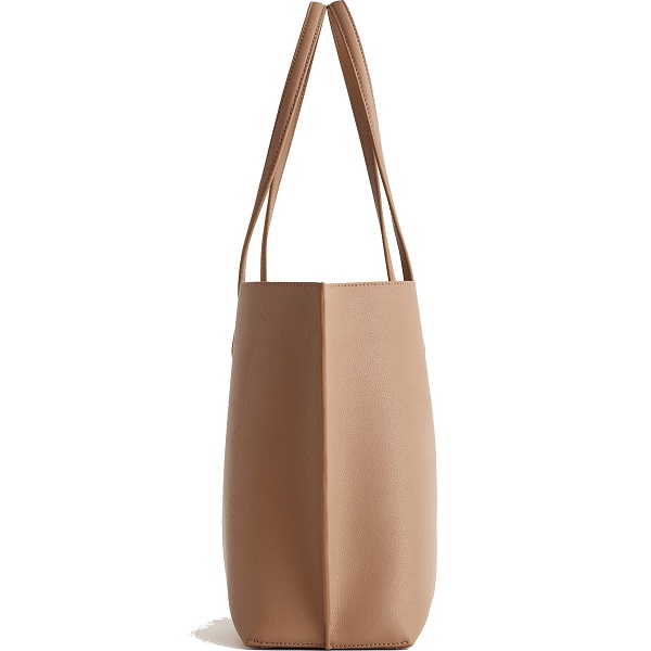 Image 3 of article Elara Italian Leather Triple Compartment Shopper Tote